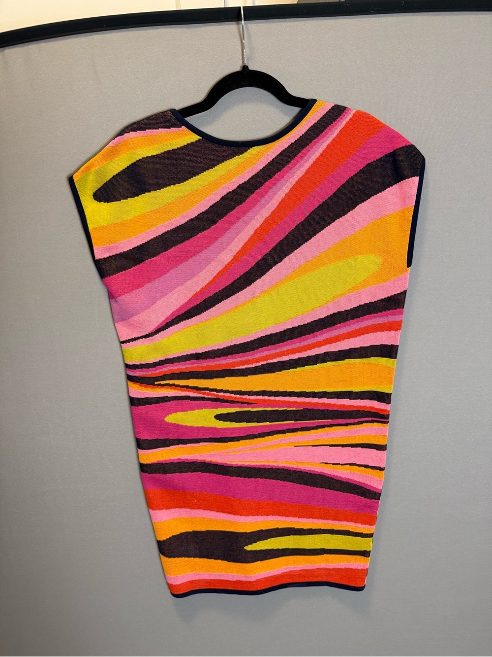 Never Worn Trina Turk Isla Bella Multicolor Knit Mini Dress